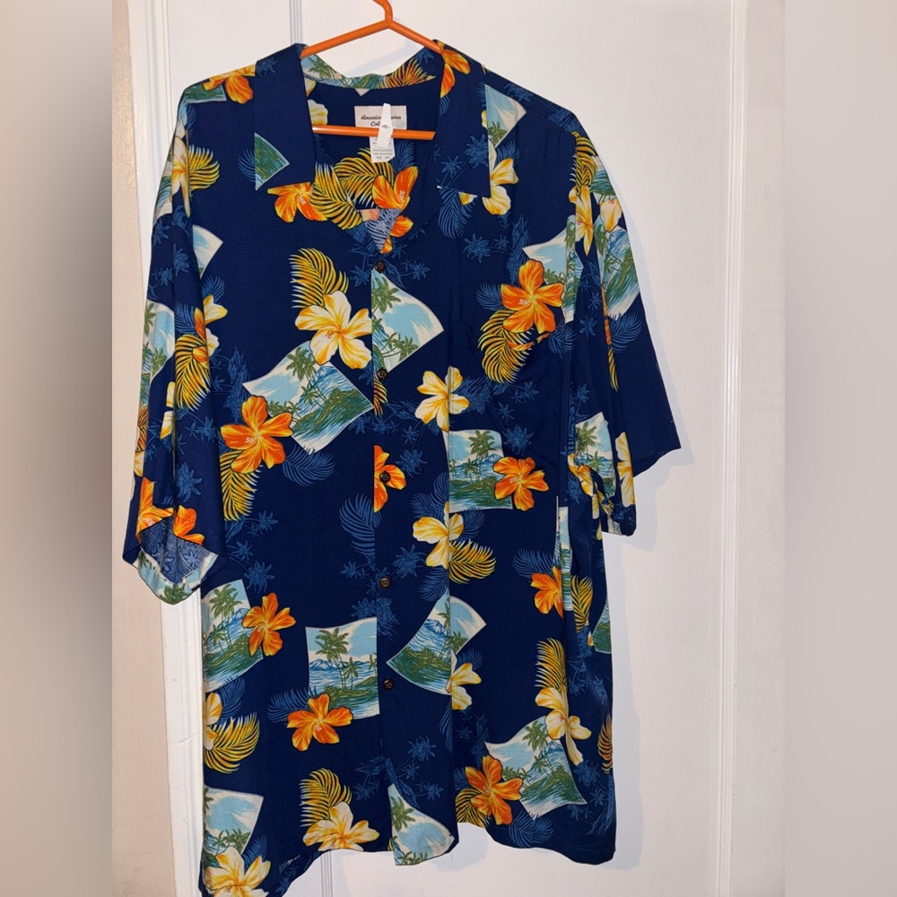 Hawaiian Shirt Tropical Floral